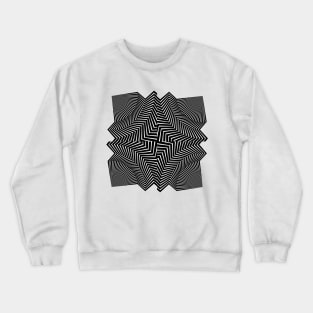 Edgy mindf*ck effect abstract art Crewneck Sweatshirt